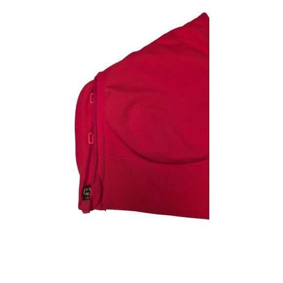 Red Danskin Sports Bra.Front Hook/Zip Removable pads - Picture 6 of 7